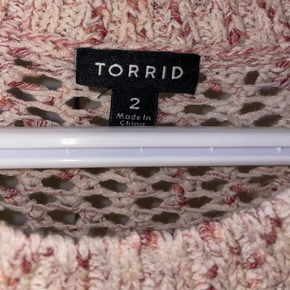 Torrid - Knitted Pink Pullover - Size 2 - Picture 2 of 3